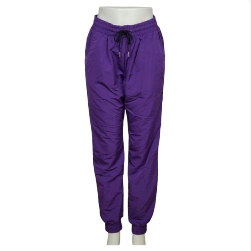 Women's Purple Jogger Pants Front Pockets